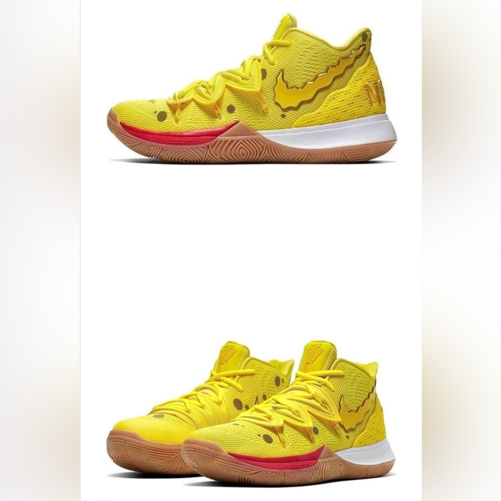 Nike SpongeBob SquarePants x Kyrie 5  Size 5Y